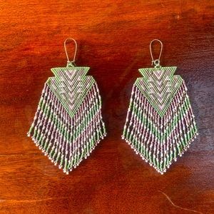 ** SOLD ** Handmade Beaded Earrings